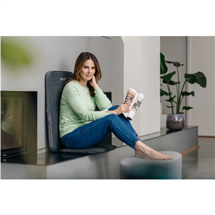 Beurer Shiatsu+, pelēka - Masāžas pārvalks krēslam