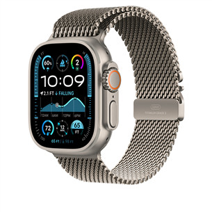 Apple Milanese Loop, 49 mm, Medium, titāna - Siksniņa pulkstenim