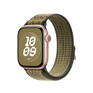 Apple 46mm Green/Grey Nike Sport Loop, zaļa/pelēka - Siksniņa pulkstenim