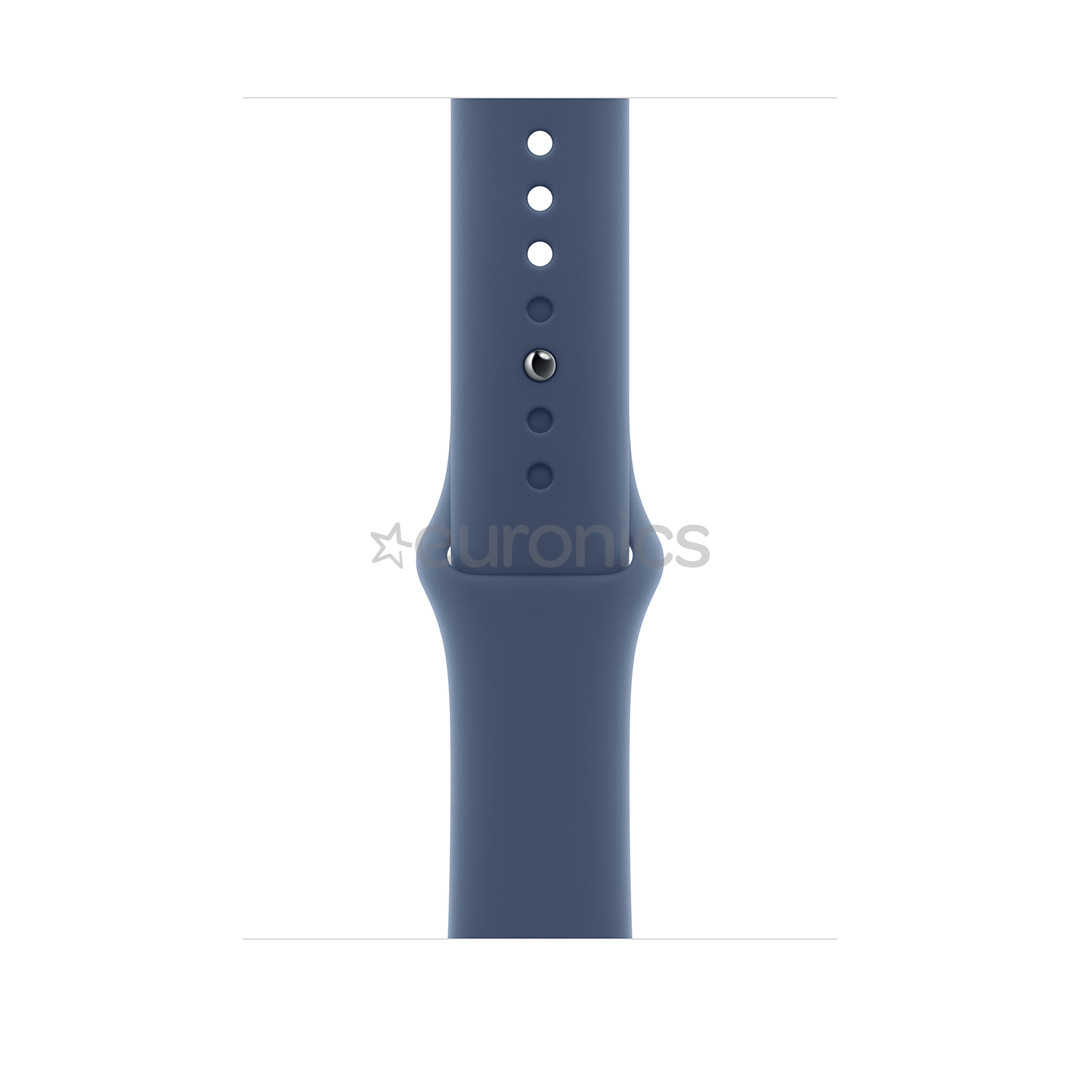 Apple Sport Band, 46 mm, M/L, zila - Siksniņa pulkstenim