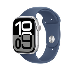 Apple Sport Band, 46 mm, M/L, zila - Siksniņa pulkstenim