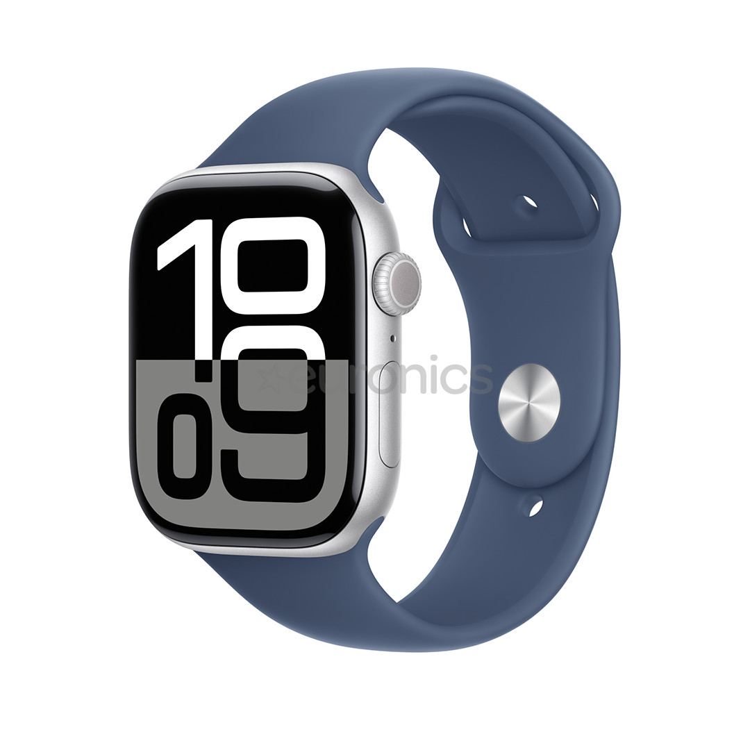 Apple Sport Band, 46 mm, M/L, zila - Siksniņa pulkstenim