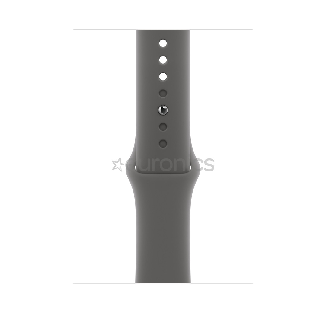 Apple Sport Band, 46 мм, M/L, серый - Ремешок для часов