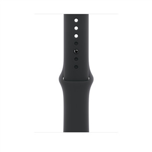 Apple Sport Band, 46 мм, M/L, черный - Ремешок для часов MXM43ZM/A