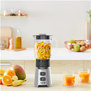 Tefal Minimix, 400 W, серебристый - Блендер + переносная бутылка