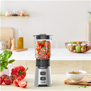 Tefal Minimix, 400 W, серебристый - Блендер + переносная бутылка