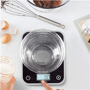 Tefal Optiss, tumši pelēka - Virtuves svari