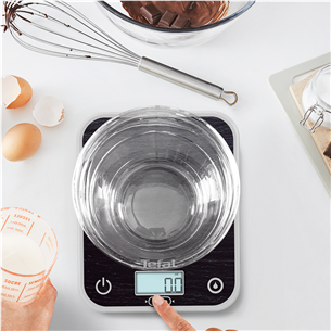 Tefal Optiss, tumši pelēka - Virtuves svari