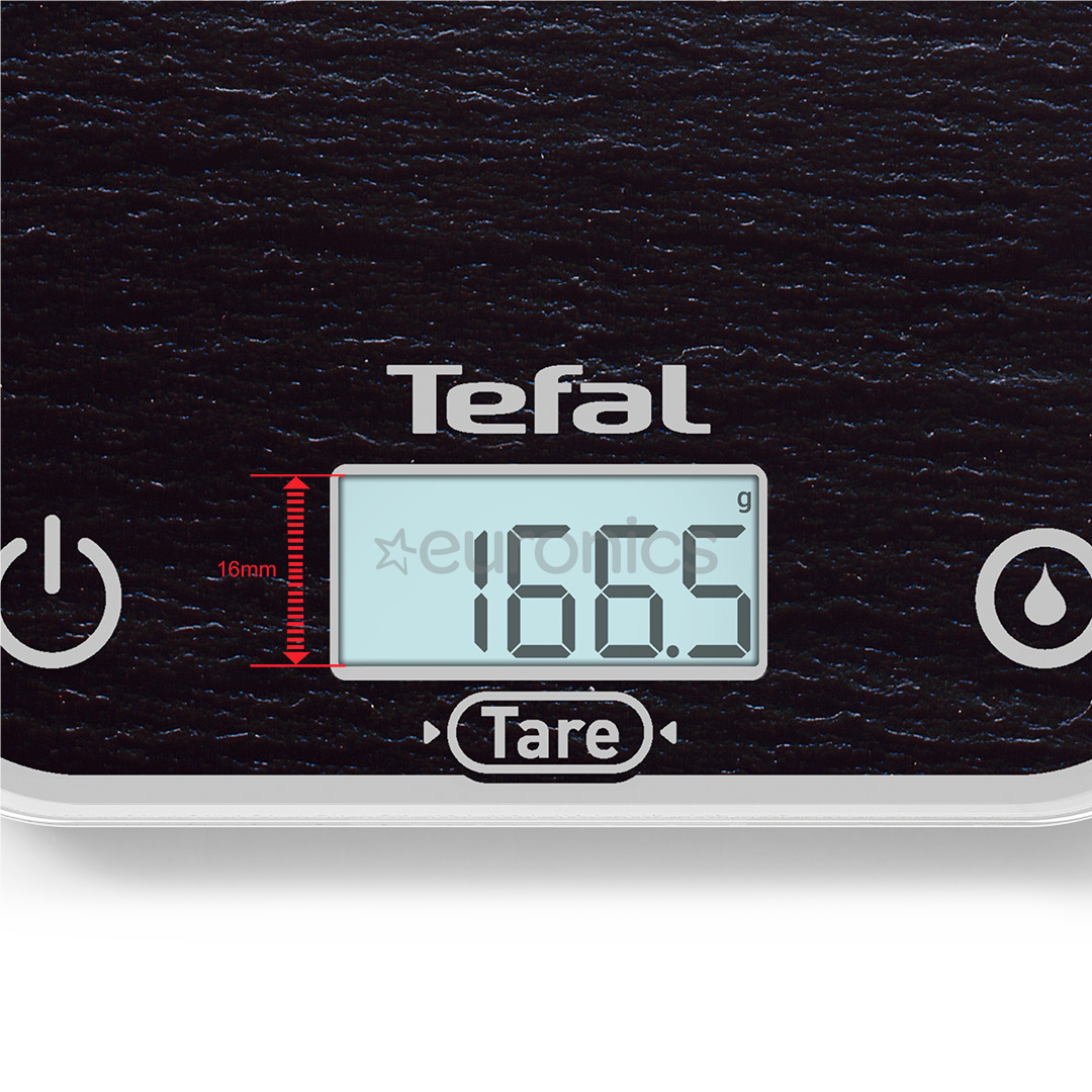 Tefal Optiss, tumši pelēka - Virtuves svari