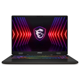 MSI Sword 16, 16'', 144 Hz, FHD+,  i7, 16 GB, 512 GB, RTX 4060, ENG, pelēka - Portatīvais dators