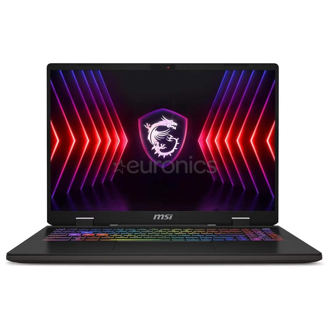 MSI Sword 16, 16'', 144 Hz, FHD+,  i7, 16 GB, 512 GB, RTX 4060, ENG, pelēka - Portatīvais dators