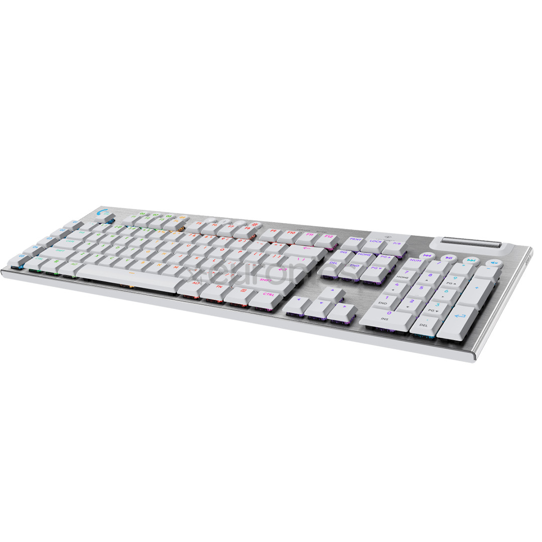 Logitech G915 X Lightspeed, tactile, SWE, balta - Bezvadu klaviatūra
