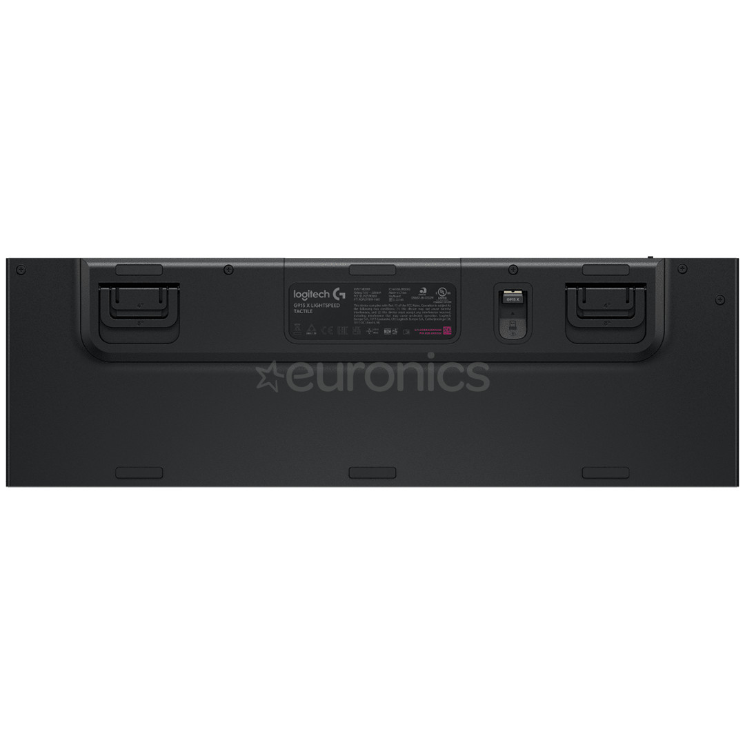 Logitech G915 X Lightspeed, tactile, SWE, black - Wireless keyboard