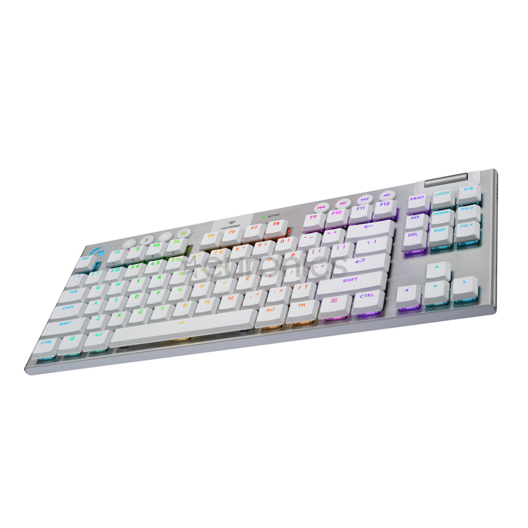 Logitech G915 X Lightspeed, TKL, tactile, SWE, white - Wireless keyboard