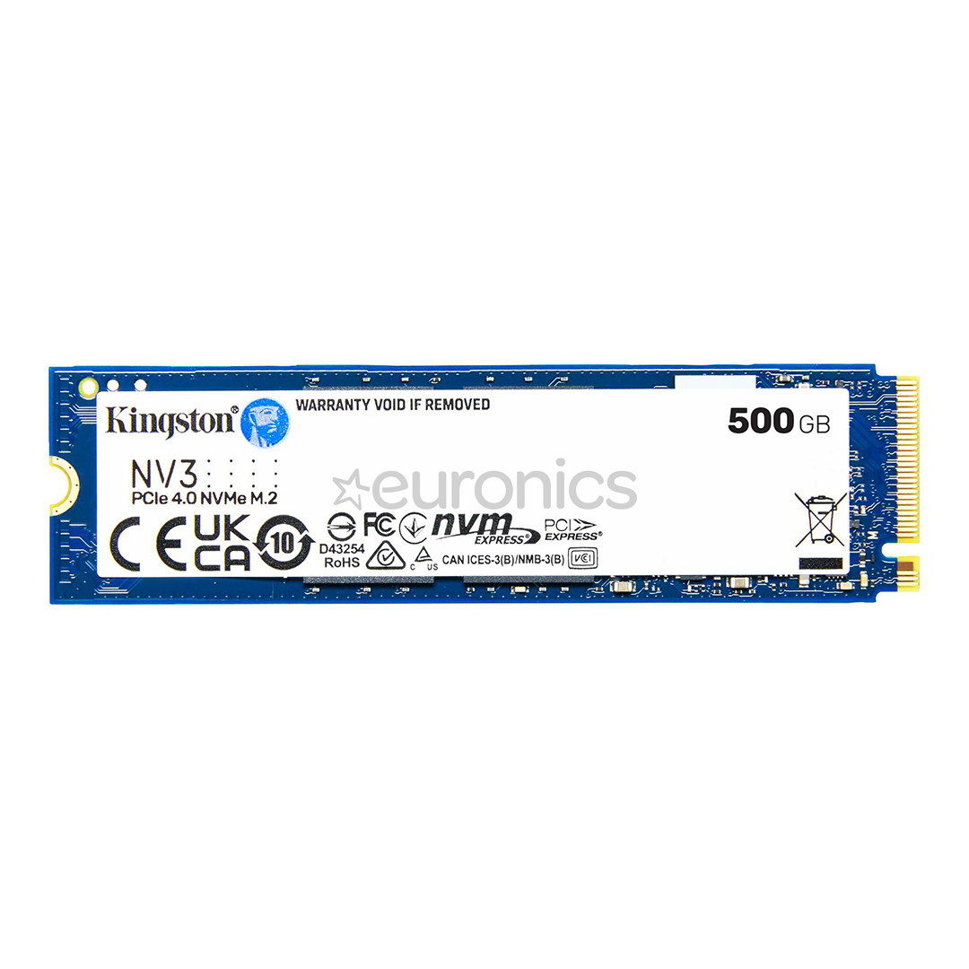 Kingston NV3, 500 GB, M.2, PCIe 4.0 - SSD cietais disks