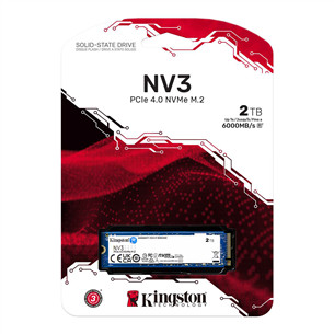 Kingston NV3, 2 ТБ, M.2, PCIe 4.0, синий - SSD