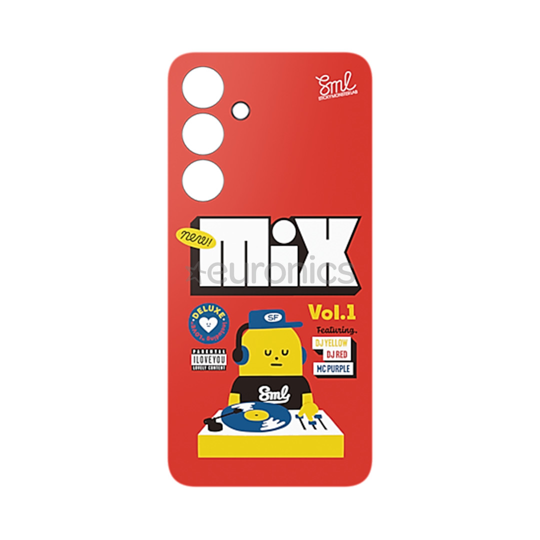 Samsung Flipsuit Case, Galaxy S24 FE, transparent/red - Case