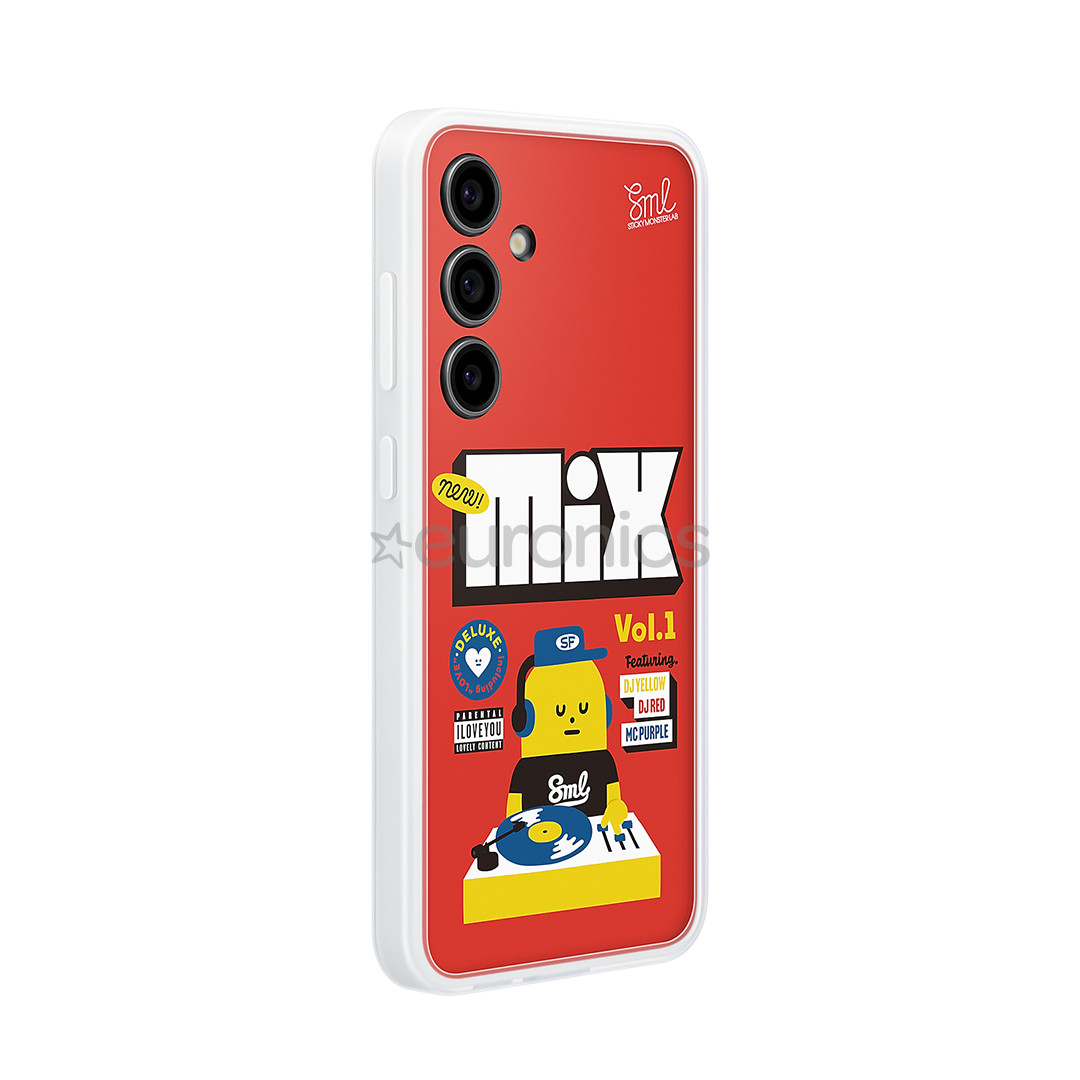 Samsung Flipsuit Case, Galaxy S24 FE, transparent/red - Case