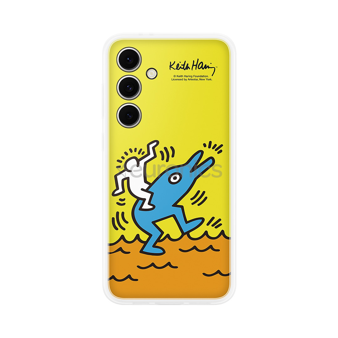 Samsung Flipsuit Case, Galaxy S24 FE, caurspīdīga/dzeltena - Apvalks viedtālrunim