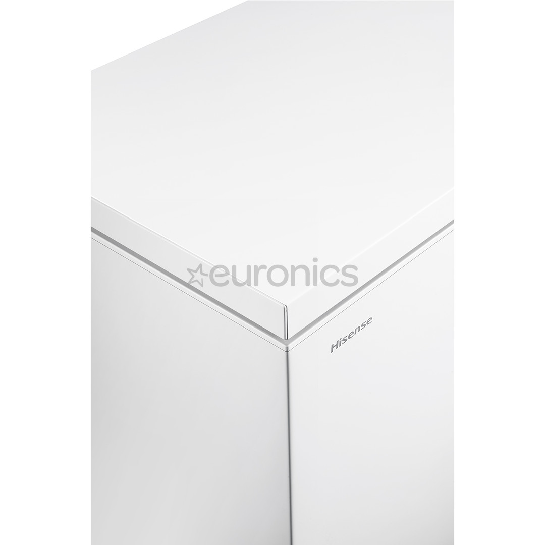 Hisense, 142 L, width 62,5 cm, white - Chest freezer