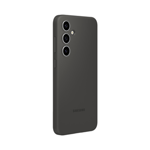 Samsung Silicone case, Galaxy S24 FE, melna - Apvalks viedtālrunim