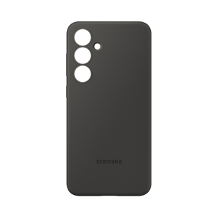 Samsung Silicone case, Galaxy S24 FE, melna - Apvalks viedtālrunim