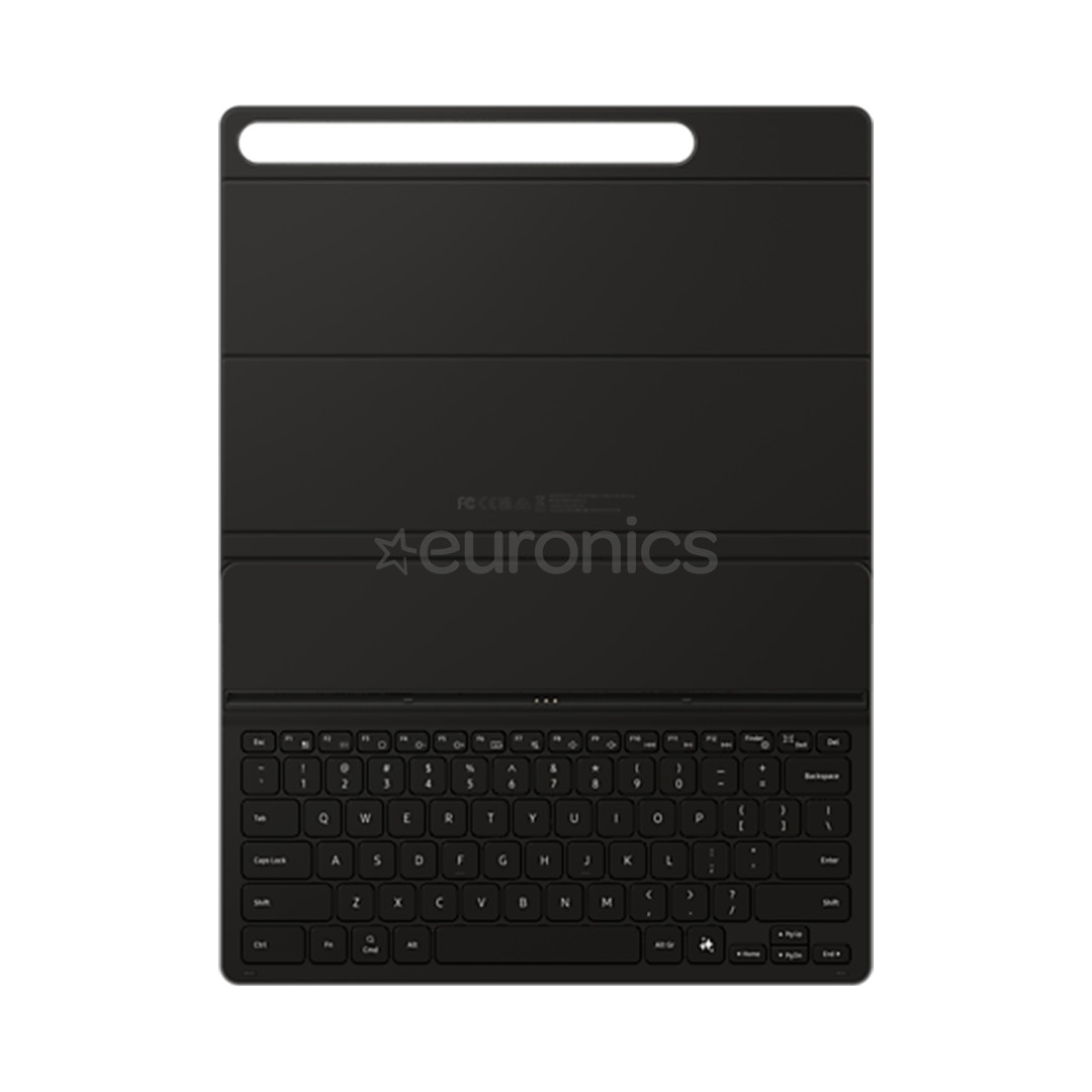 Samsung Book Cover Keyboard Slim, Galaxy Tab S10+, melna - Apvalks ar klaviatūru planšetdatoram
