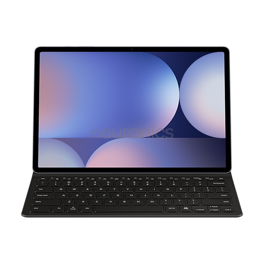 Samsung Book Cover Keyboard Slim, Galaxy Tab S10+, melna - Apvalks ar klaviatūru planšetdatoram