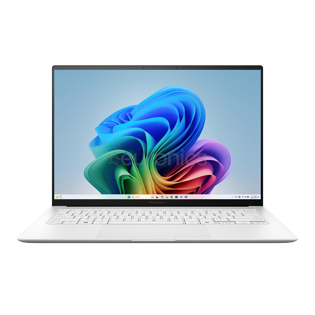 Asus Zenbook S 14, 3K, Core Ultra 5, 16 GB, 512 GB, Copilot+, ENG, balta - Portatīvais dators