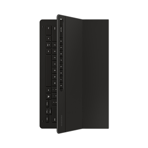 Samsung Book Cover Keyboard Slim, Galaxy Tab S10 Ultra, melna - Apvalks ar klaviatūru planšetdatoram