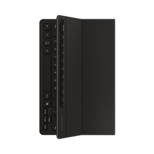Samsung Book Cover Keyboard Slim, Galaxy Tab S9 / S9 FE, melna - Apvalks ar klaviatūru planšetdatoram