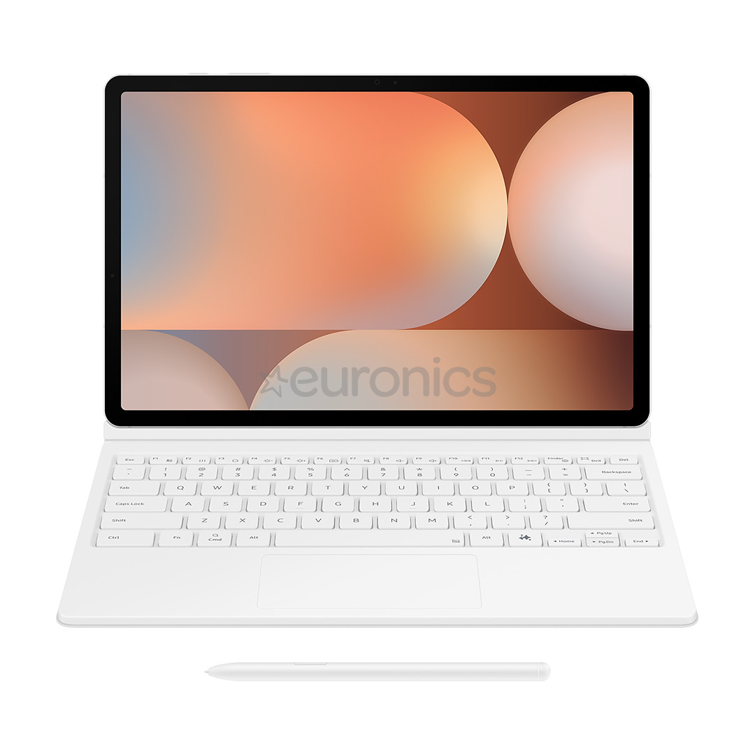 Samsung Book Cover Keyboard, Galaxy Tab S10 +, клавиша ИИ, белый - Чехол-клавиатура