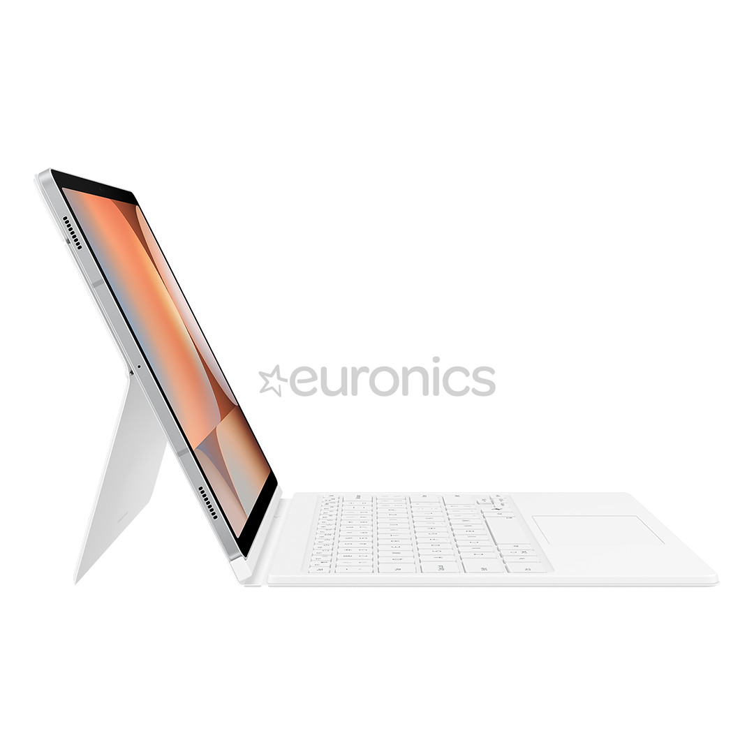Samsung Book Cover Keyboard, Galaxy Tab S10 +, клавиша ИИ, белый - Чехол-клавиатура