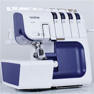 Brother, white/purple - Overlock