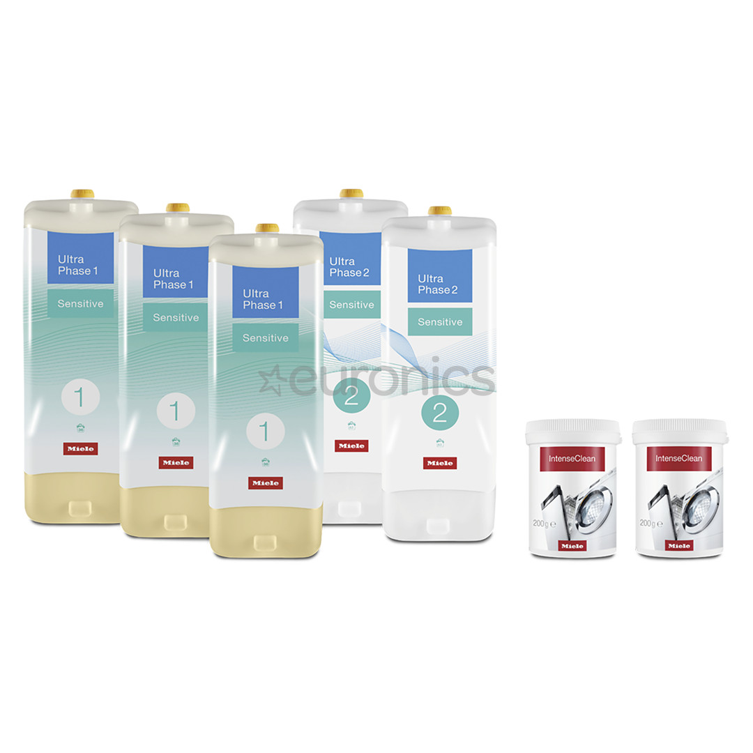Miele, UltraPhase 1 un 2 Sensitive + 2 IntenseClean - Veļas mazgāšanas līdzekļu komplekts