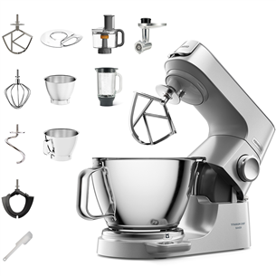 Kenwood Titanium Chef Baker, 5 L/1.6 L, 1200 W, sudraba - Virtuves kombains