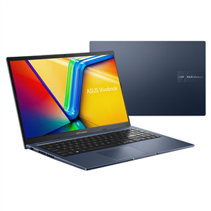 Asus VivoBook 15, 15,6'', FHD, Ryzen 5, 8 GB, 512 GB, ENG, zila - Portatīvais dators