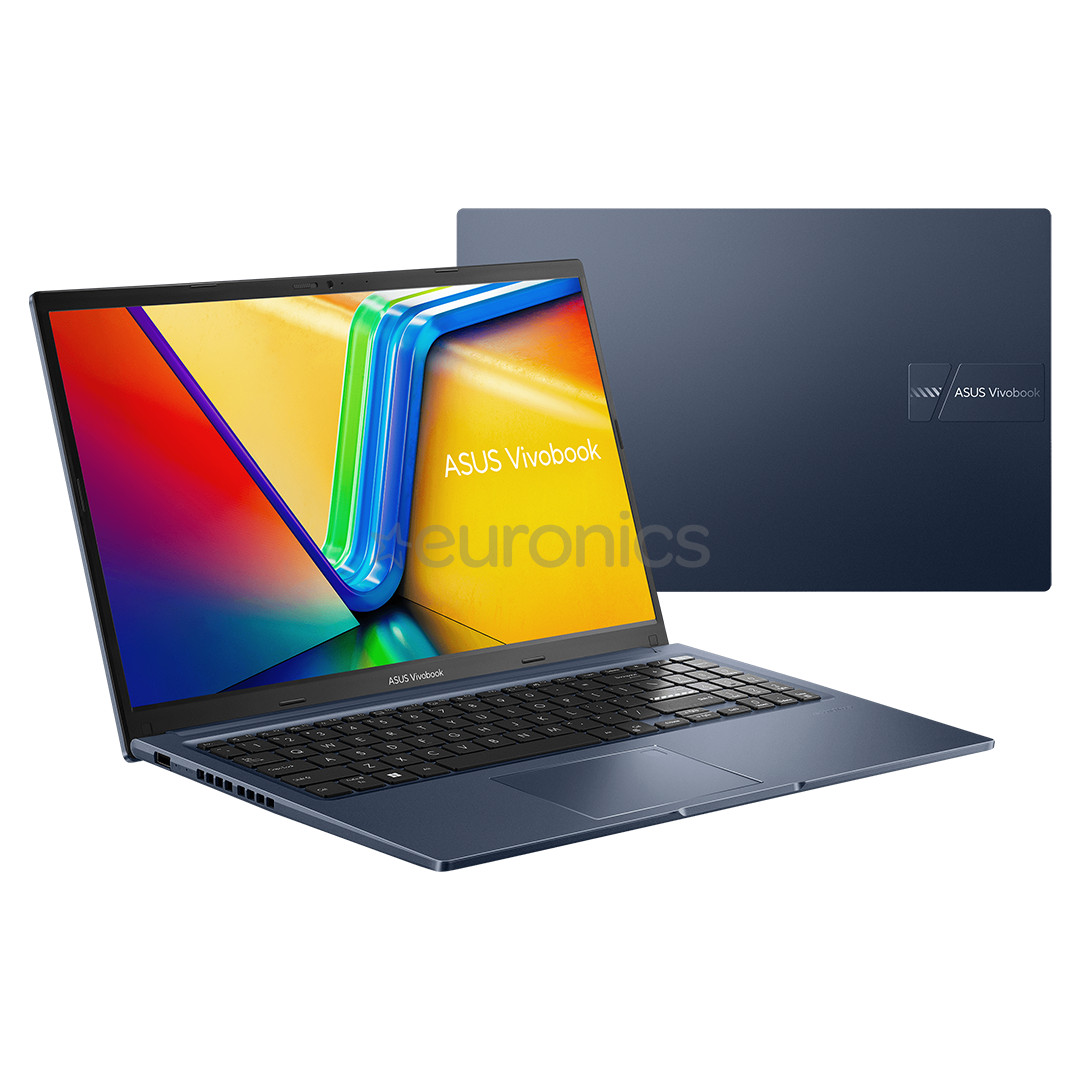 Asus VivoBook 15, 15,6'', FHD, Ryzen 5, 8 GB, 512 GB, ENG, zila - Portatīvais dators