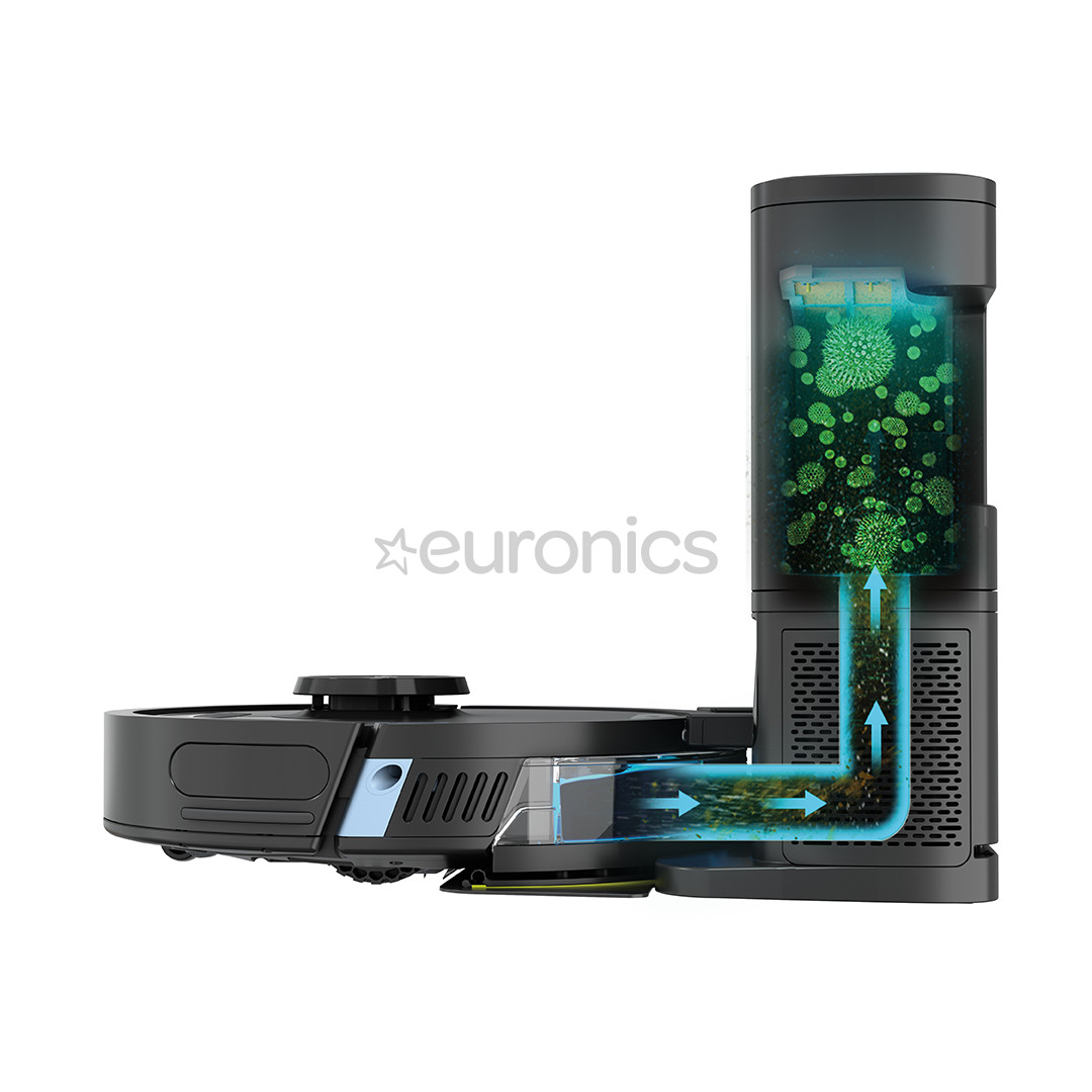 Shark Matrix Plus, сухая и влажная уборка, черный - Робот-пылесос со станцией самоочистки