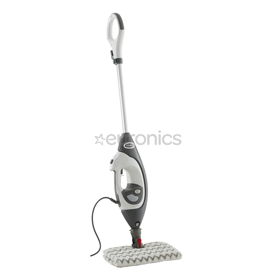 Shark Klik n’ Flip, balta/pelēka - Tvaika tīrītājs