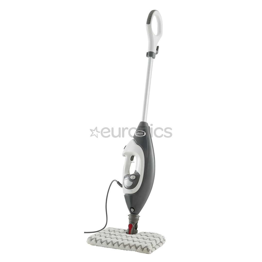 Shark Klik n’ Flip, balta/pelēka - Tvaika tīrītājs