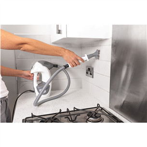 Shark Klik n’ Flip, balta/pelēka - Tvaika tīrītājs