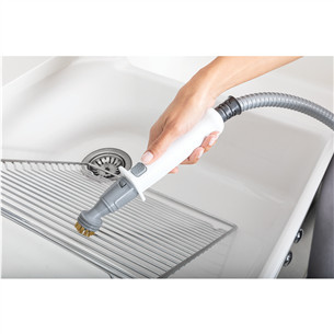 Shark Klik n’ Flip, balta/pelēka - Tvaika tīrītājs