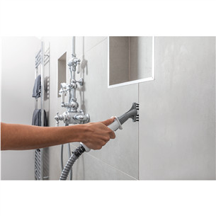 Shark Klik n’ Flip, balta/pelēka - Tvaika tīrītājs