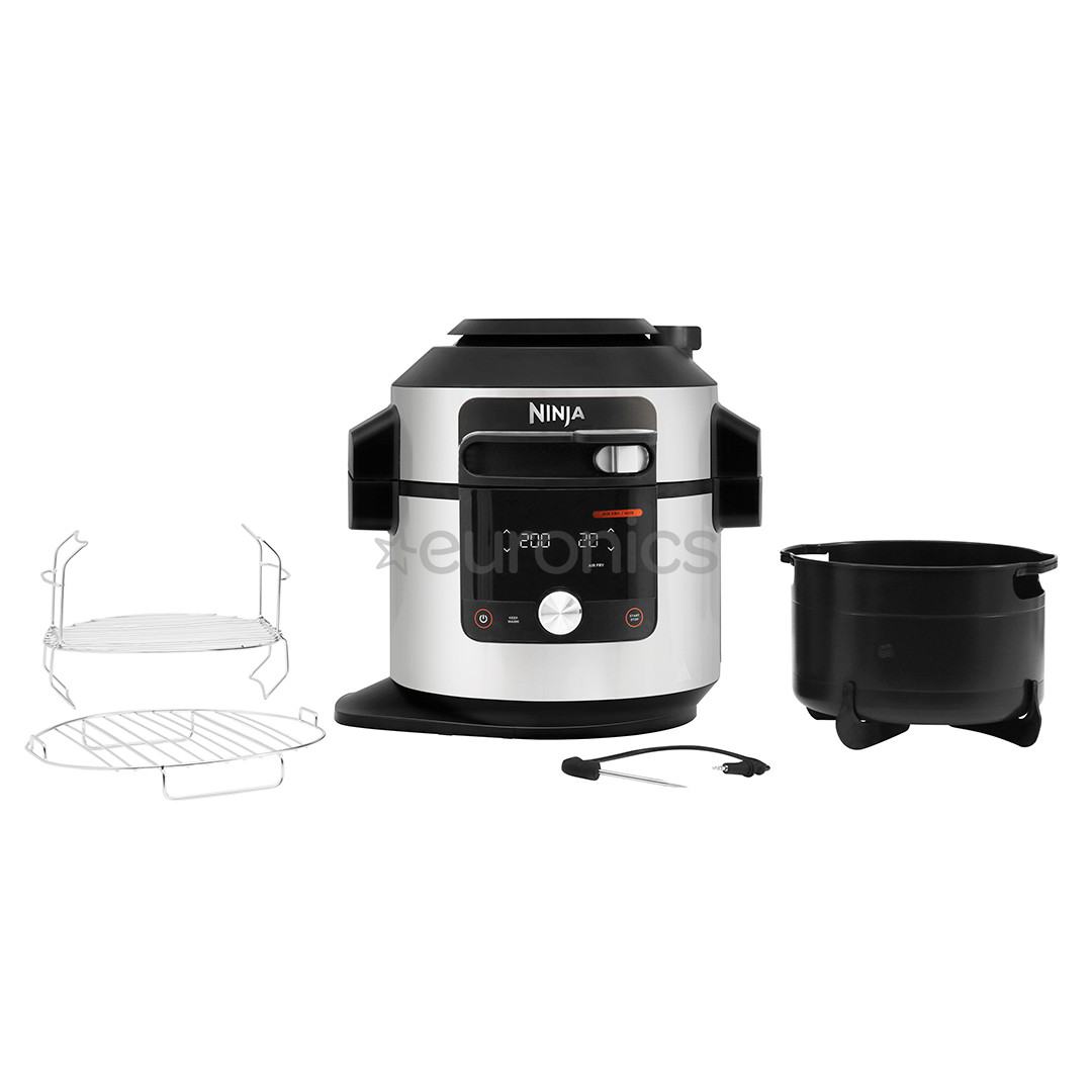 Ninja Foodi MAX 14-in-1, 7.5 L, melna/sudraba - Multivārāmais katls