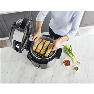 Ninja Foodi MAX 12-in-1 SmartLid, 7.5 L, nerūsējošā tērauda - Multivārāmais katls