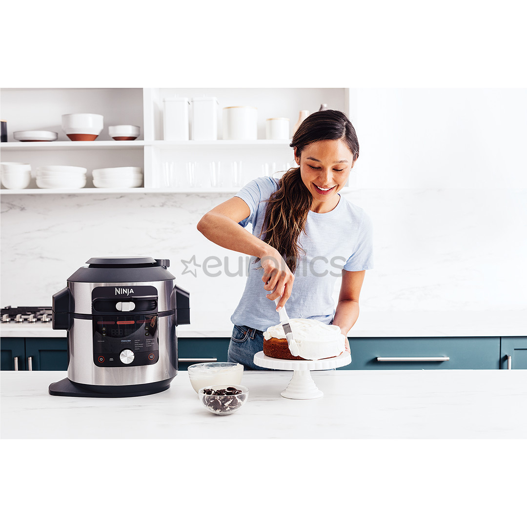 Ninja Foodi MAX 12-in-1 SmartLid, 7.5 L, nerūsējošā tērauda - Multivārāmais katls