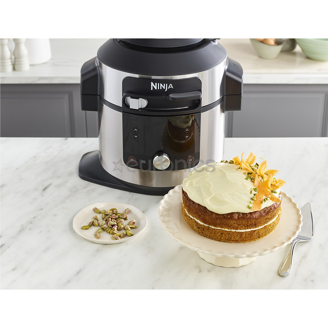 Ninja Foodi MAX 12-in-1 SmartLid, 7.5 L, nerūsējošā tērauda - Multivārāmais katls