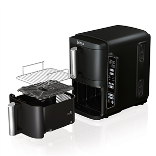 Ninja Double Stack, 7.6 L, 2470 W, melna - Karstā gaisa friteris