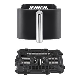 Ninja Double Stack, 7.6 L, 2470 W, melna - Karstā gaisa friteris